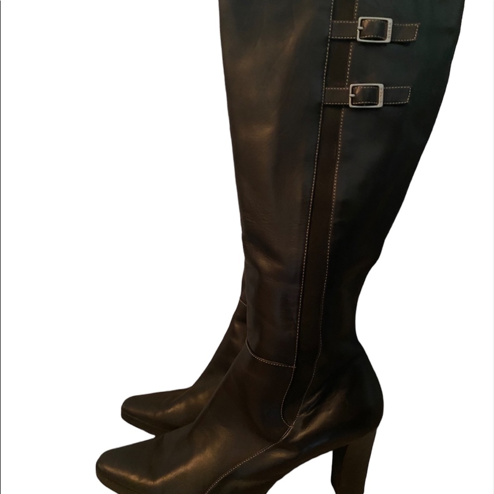 Circa Joan& David Women’s Leather Black Boots Size 9.5